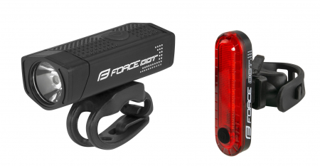 Lumini bicicleta - Set Lumini Force DOT USB