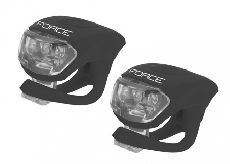 Ciclism - Set lumini Force Double F negre