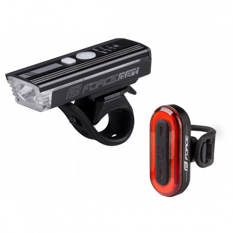 Set lumini Force Futuro USB Ciclism - Set lumini Force Futuro USB
