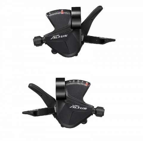 Manete schimbator bicicleta - Set manete schimbator SHIMANO ALTUS SL-M2010 2X9 Viteze