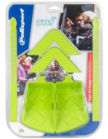 Scaun bicicleta copii - Set Personalizare Polisport Guppy Mini Verzi