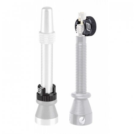 Set piulite de janta Force pentru valve presta, aluminiu [1]