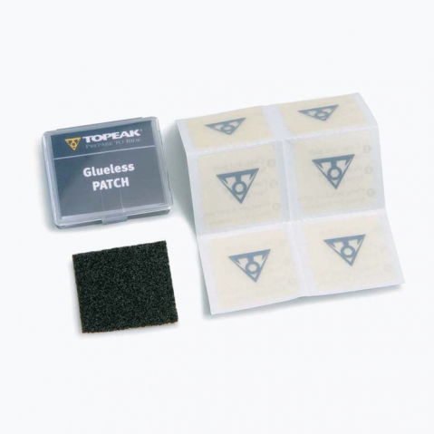 Ciclism - Set reparatie pana Topeak FLYPAPER GLUELESS - 25x25 mm