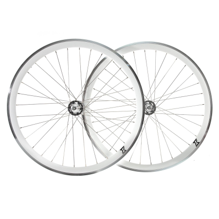 Roti - Set Roti Single Speed/Fixie SXT 700-32H 40 mm Alb