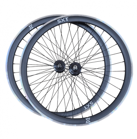 Piese biciclete - Set Roti Single Speed/Fixie SXT 700-32H 40 mm Negru