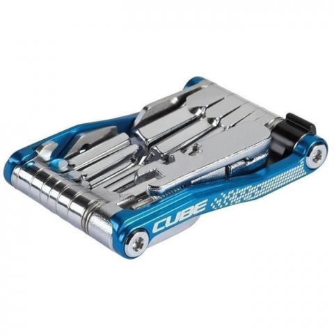 Ciclism - SET SCULE PLIABIL CUBE CUBETOOL 20IN1 ALBASTRU/CROM
