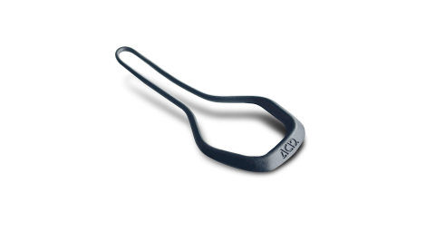 Echipament ciclism - SNUR ACID ZIPPER PULLER U-SHAPE Black