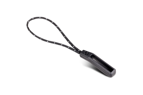 Echipament ciclism - SNUR FERMOAR CUBE ZIPPER PULLER BLACK Small