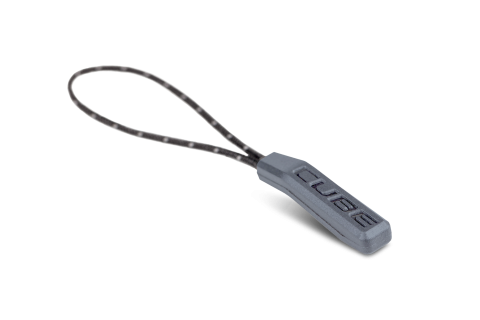Echipament ciclism - SNUR FERMOAR CUBE ZIPPER PULLER GREY Large