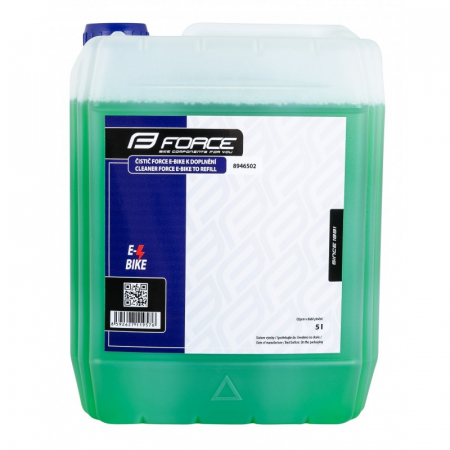 Ciclism - Solutie curatare Force E-Bike 5L verde