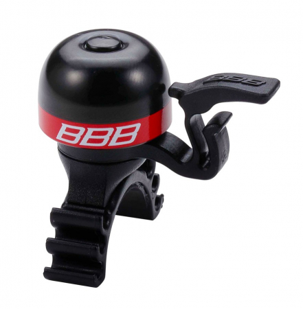 Ciclism - Sonerie BBB BBB-16 MiniFit negru/rosu