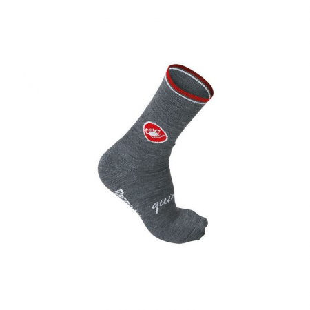 Ciclism - Sosete Castelli Quindici Soft, Gri, XXL, 44-47