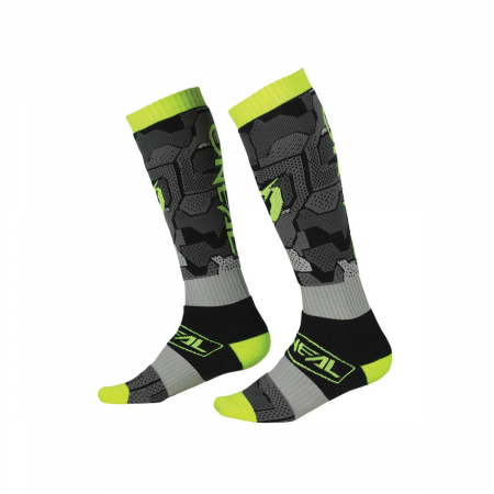 Ciclism - Sosete Ciclism O'Neal Pro MX Camo V.22 - Negru-Galben