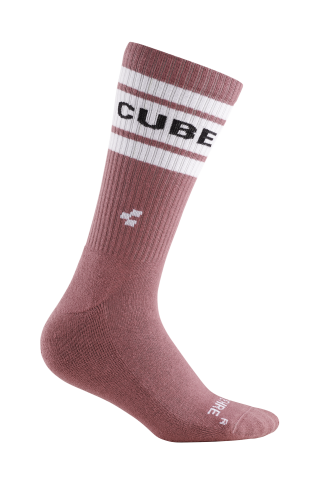 Sosete - SOSETE CUBE SOCKS AFTER RACE HIGH CUT LIGHT RED 40-43