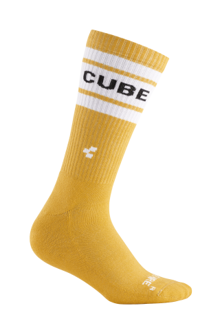 SOSETE CUBE SOCKS AFTER RACE HIGH CUT YELLOW 36-39 [1]