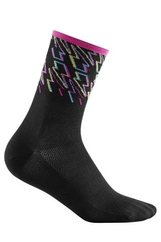 Sosete - SOSETE CUBE SOCKS HIGH CUT BLACKLINE BLACK BLUE/PINK 44-47