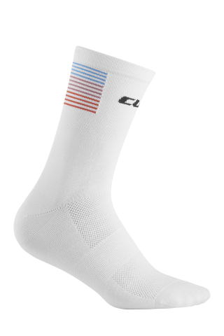 Ciclism - SOSETE CUBE SOCKS HIGH CUT TEAMLINE WHITE 36-39