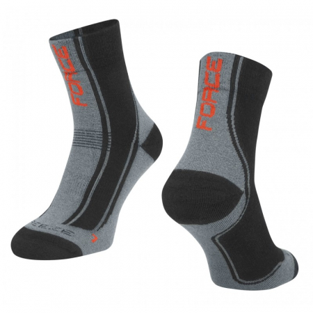 Ciclism - Sosete Force Freeze negru/rosu XXL/48-49