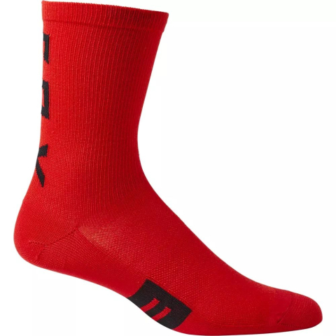 Ciclism - SOSETE FOX 6" FLEXAIR MERINO FLO RED S/M