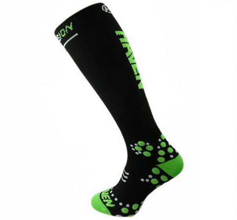 Ciclism - Sosete Haven Evotec Silver 2, Negru / Verde 40-41