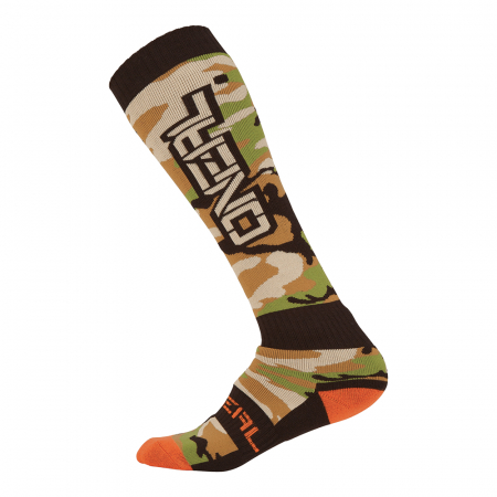 Ciclism - Sosete O'Neal Pro Mx Woods Camo, Negru/Verde, Marime Universala
