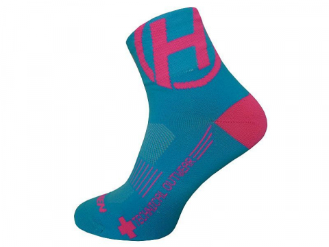 Ciclism - Sosete Scurte Haven Lite Silver Neo, Albastru / Roz - 2 Perechi / Set 37-39