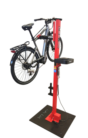 STAND REPARATIE BICICLETA BIKE LIFT VERTICAL ELECTRIC POWER LIFT LEB-50 Rosu [1]