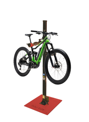 Ciclism - STAND REPARATIE BICICLETA BIKE LIFT VERTICAL ELECTRIC POWER LIFT LEB-50 Rosu