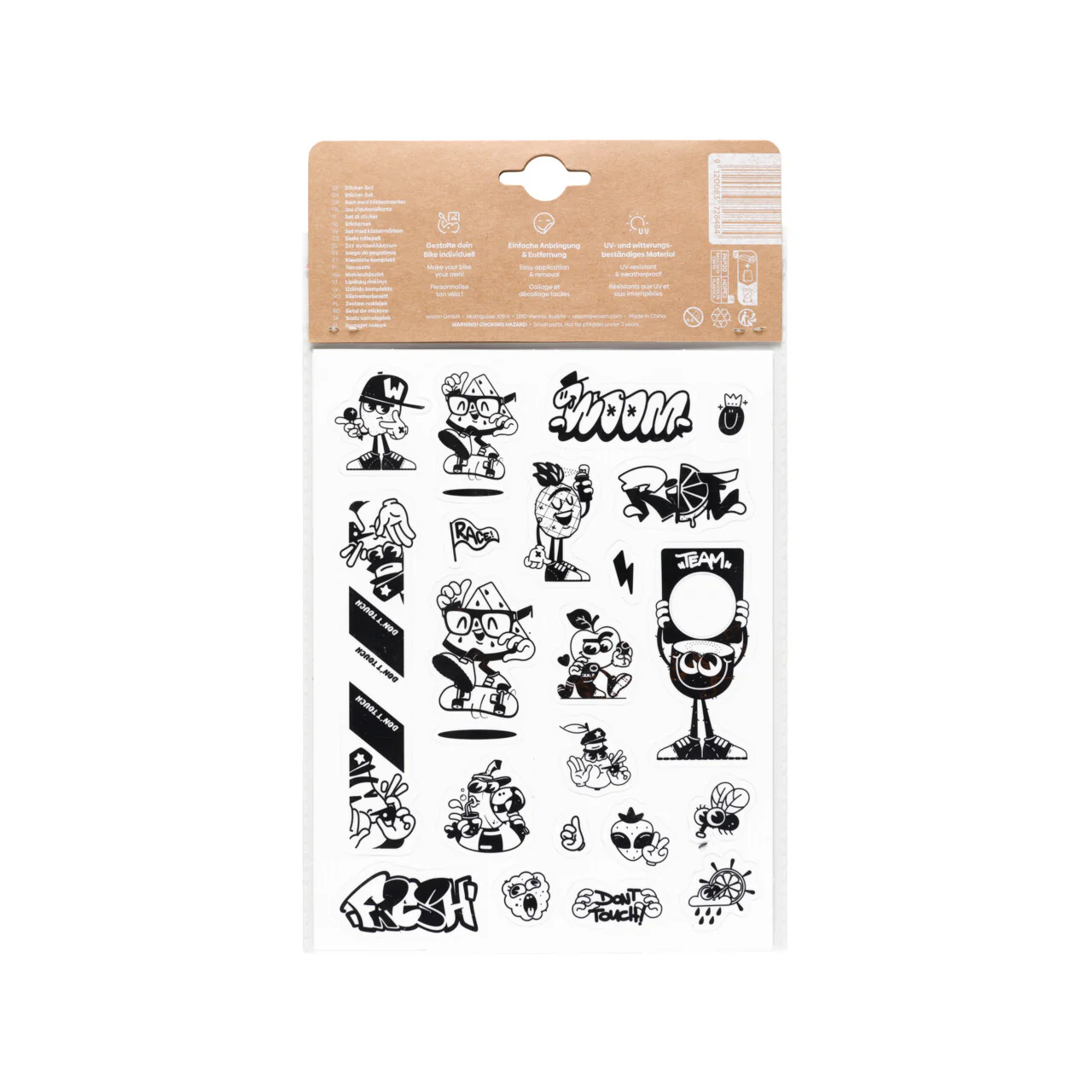 STICKERE BICICLETE COPII WOOM ROLLING REBEL [1]