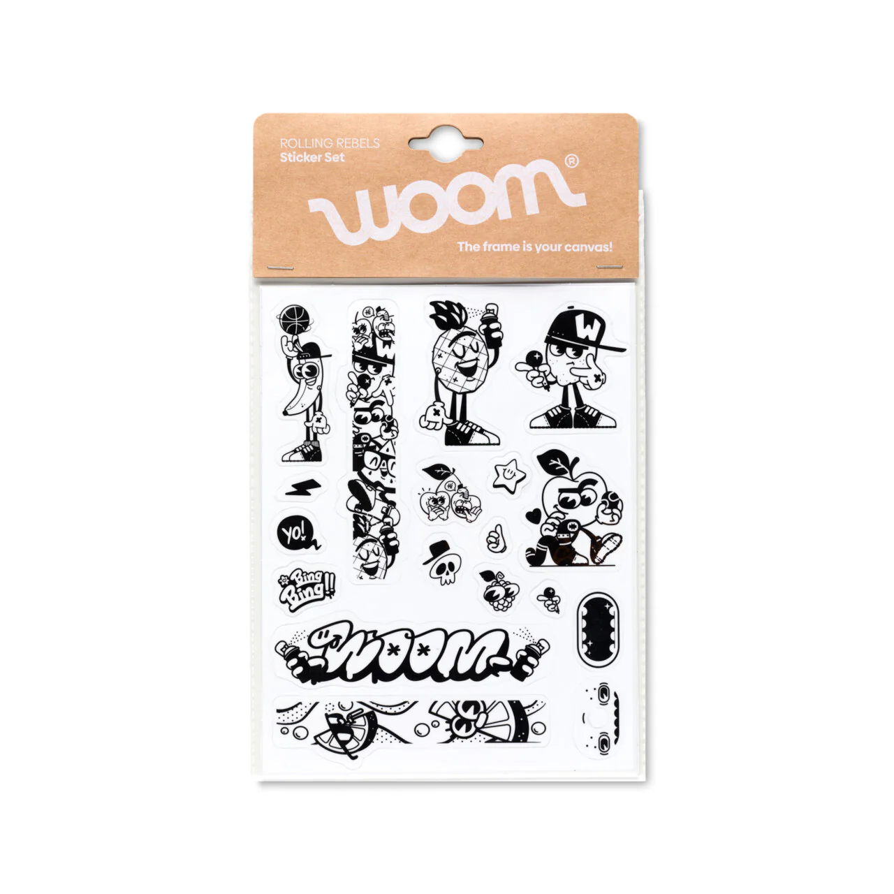 Ciclism - STICKERE BICICLETE COPII WOOM ROLLING REBEL