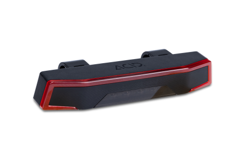 Accesorii biciclete - STOP ACID E-BIKE CARRIER REAR LIGHT PRO-E HPP BES2 Negru/Rosu
