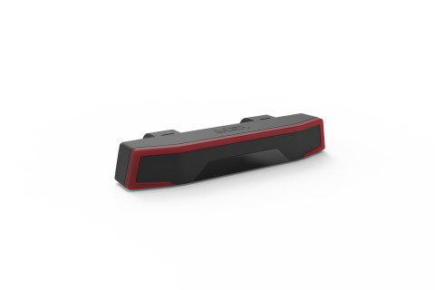 Ciclism - STOP ACID E-BIKE CARRIER REAR LIGHT PRO-E HPP BES3 NEGRU/ROSU