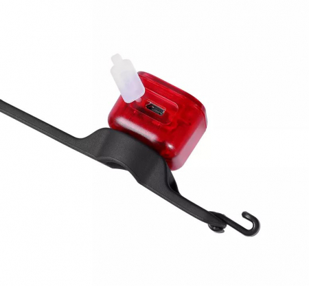 Stop Led Bicicleta Gaciron W07R, Putere 15 Lumeni, Incarcare USB, Baterie 200 mAh, 4 moduri iluminare, Impermeabilitate IPX4 [3]