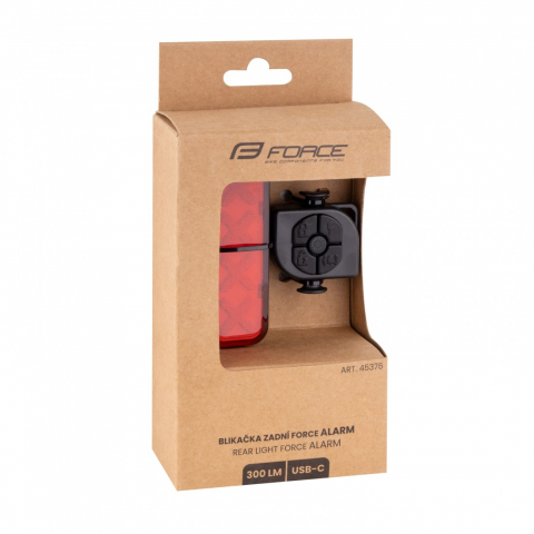 Stop spate Force Alarm 300LM LED USB cu senzor si alarma [1]