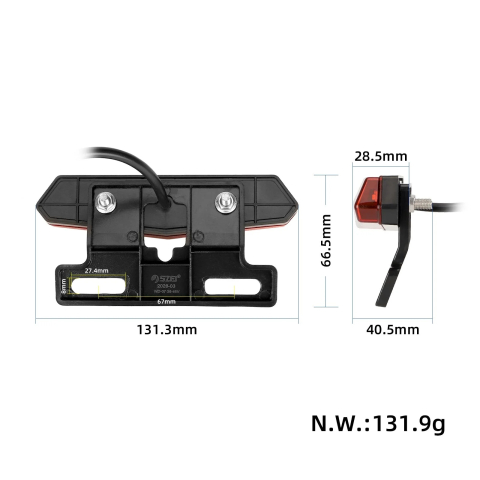 Stop spate pentru bicicleta/trotineta electrica 36-48V [2]