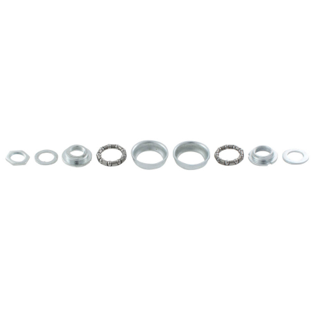 Rulmenti si coronite - Subansamblu Ax Metal BMX  NECO Silver