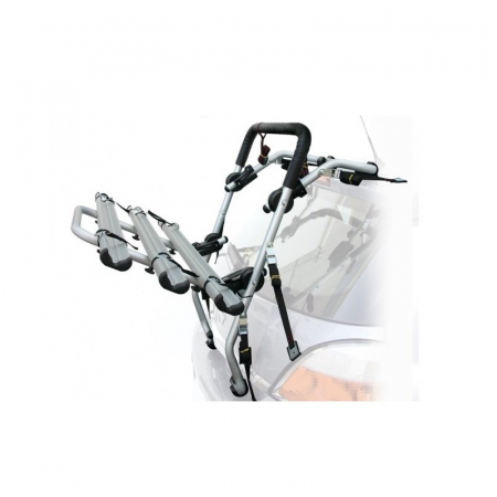 Ciclism - Suport auto pe haion Padova pentru 3 biciclete otel gri