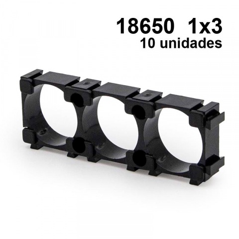 Piese trotinete electrice - Suport Baterie 18650 1x3 - Set 10 Buc