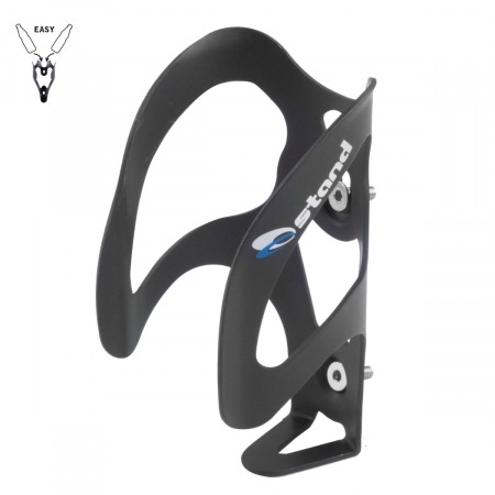 Ciclism - Suport Bidon Aluminiu Q-STAND-Negru