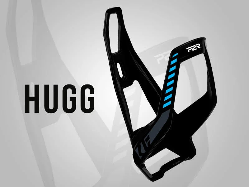 Accesorii biciclete - Suport bidon apa pentru ciclism Hugg, Negru-Albastru