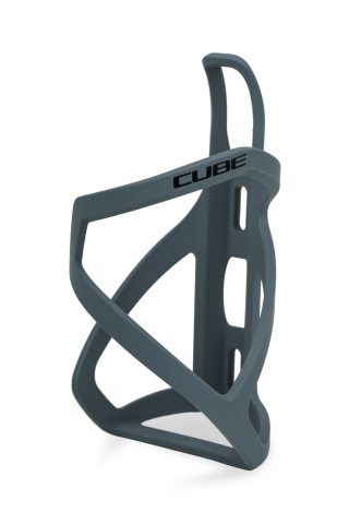 Ciclism - SUPORT BIDON CUBE BOTTLE CAGE HPP LEFT-HAND SIDECAGE MATT BLACK - GLOSSY GREY