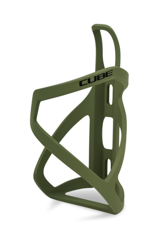 Ciclism - SUPORT BIDON CUBE BOTTLE CAGE HPP LEFT-HAND SIDECAGE MATT BLACK - GLOSSY OLIVE