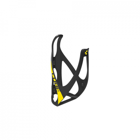 Ciclism - SUPORT BIDON CUBE HPP MAT NEGRU/GALBEN MAT