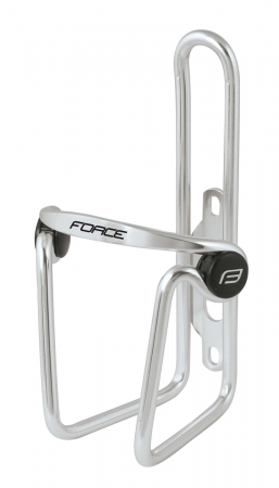 Ciclism - Suport bidon Force dot aluminiu argintiu
