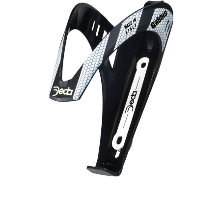 Ciclism - Suport Bidon Plastic DEDA Gabbia Negru/Alb