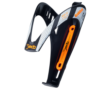 Ciclism - Suport Bidon Plastic DEDA Gabbia Negru/Orange