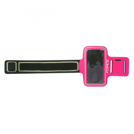 Suport telefon bicicleta - Suport Force Roz pentru telefon mobil cu prindere pe brat