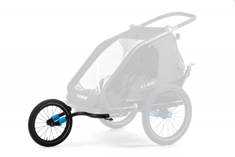 SUPORT ROATA CARUCIOR CUBE JOGGER KIT FOR KIDS TRAILER DOUBLE CMPT BLACK Negru [2]