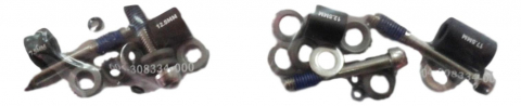 Ciclism - Suruburi Etrier-Adaptor Complete Caliper Mount Hwd