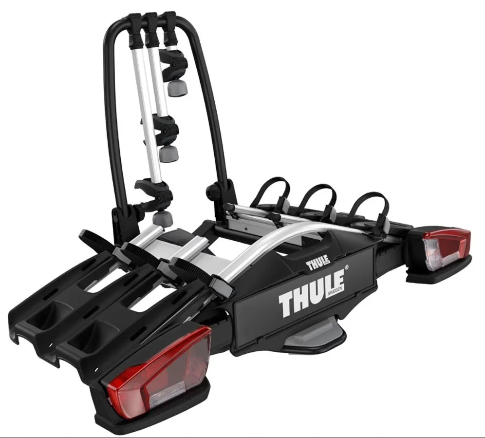 Suport bicicleta carlig - Thule VeloCompact 926 cu prindere pe carlig 3 biciclete 13 pin